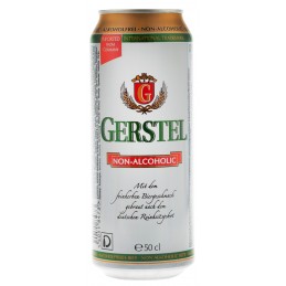 Пиво светлое безалкогольное "Gerstel" 0,5л ТМ "Gerstel"