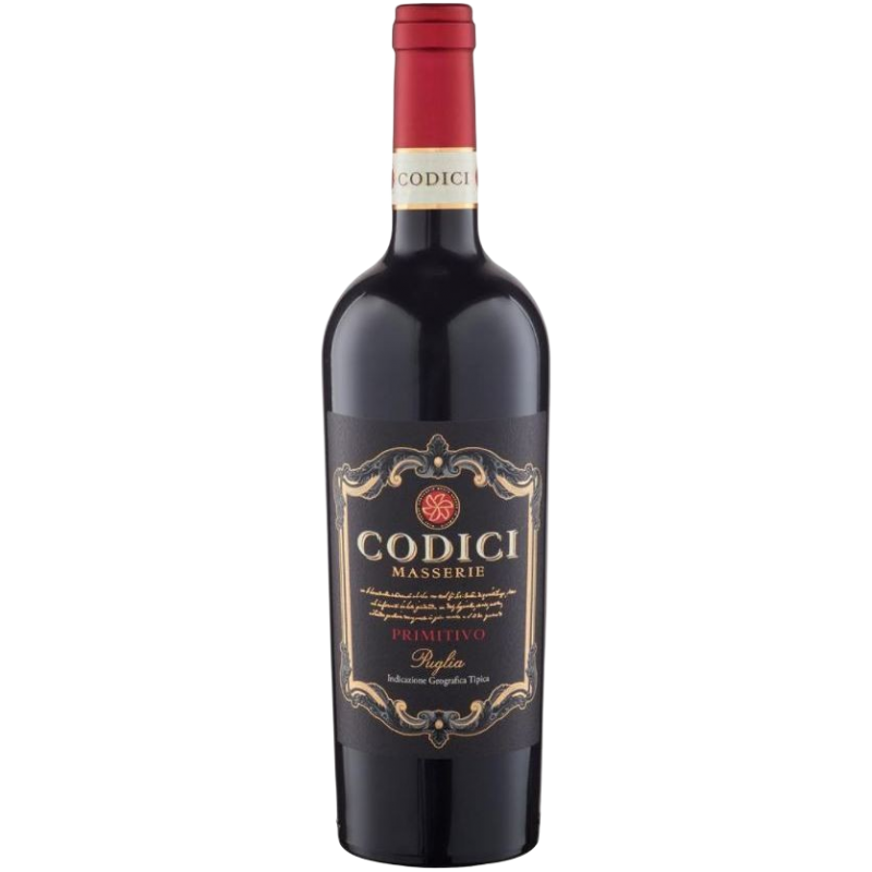 Купить Вино Masserie Primitivo/Merlot IGP Codici красное сухое 0,75л 13,5%