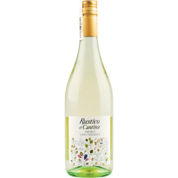 Купить Вино игристое Rustico frizzante белое полусладкое 0,75л 9,5%