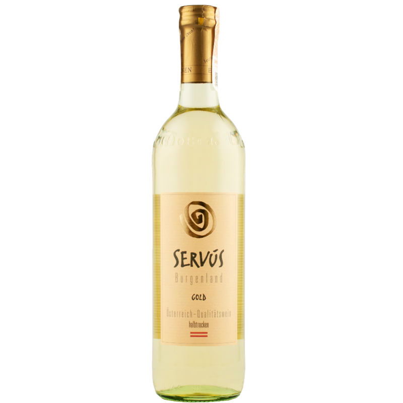 Купить Вино Servus Gold белое полусухое 0,75л 11,5%