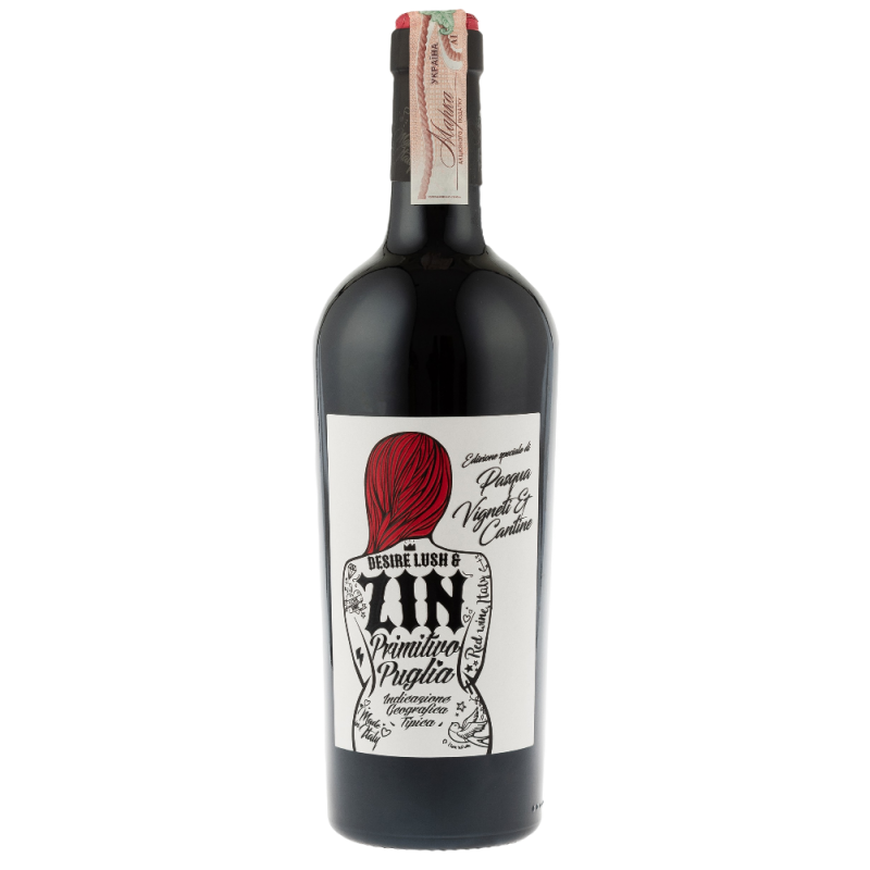 Купить Вино Desire Lush ZIN Primitivo IGT красное полусухое 0,75л Pasqua