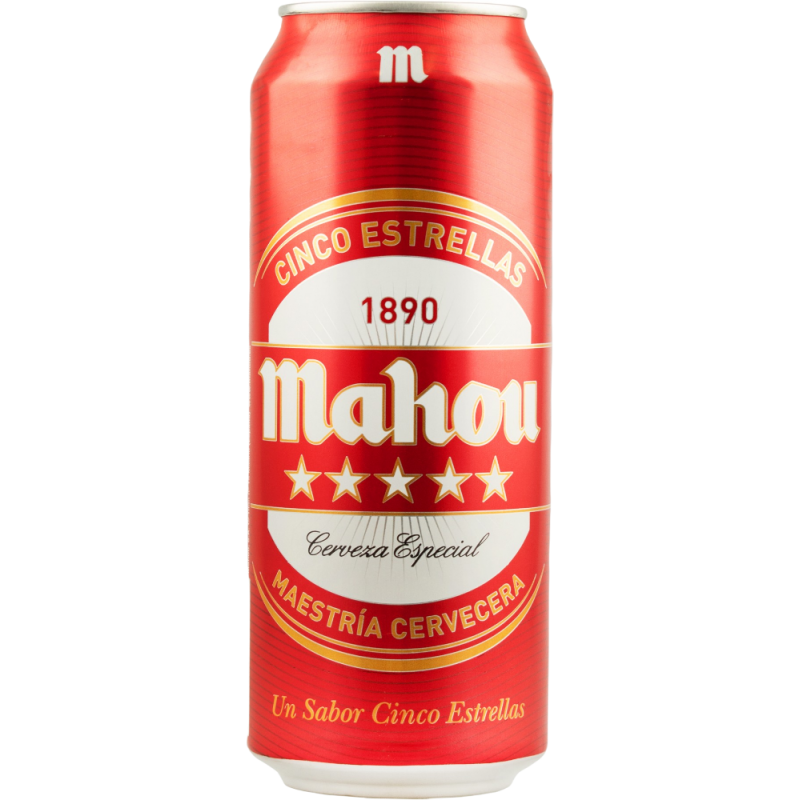 Купить Пиво Mahou 5estrellas 0,5л ж/б