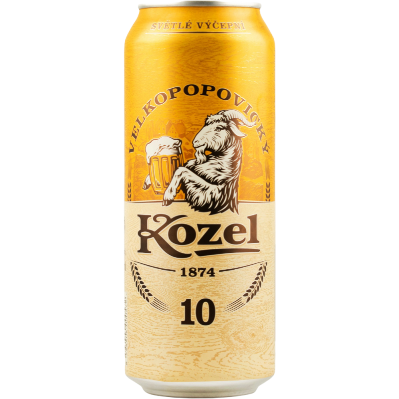 Купить Пиво светлое Velkopopovicky Kozel 10% 0,5л ж/б