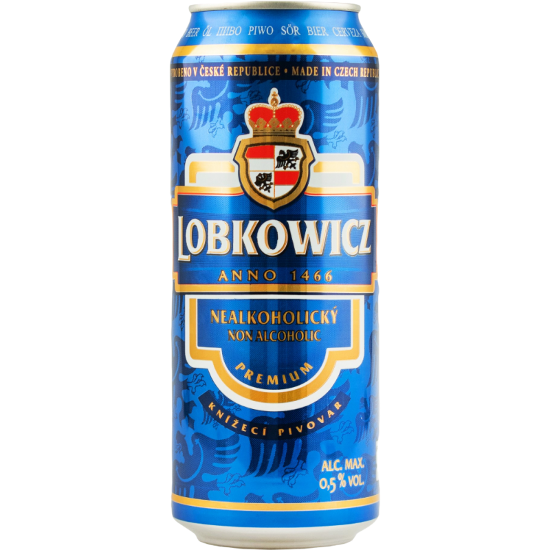 Купить Пиво безалкогольное Premium 0,5л ж/б Lobkowicz