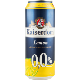 Купить Пиво безалкогольное Kaiserdom Lemon 0,5л ж/б