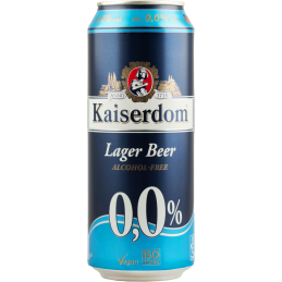 Купить Пиво безалкогольное Kaiserdom Lager 0,5л ж/б