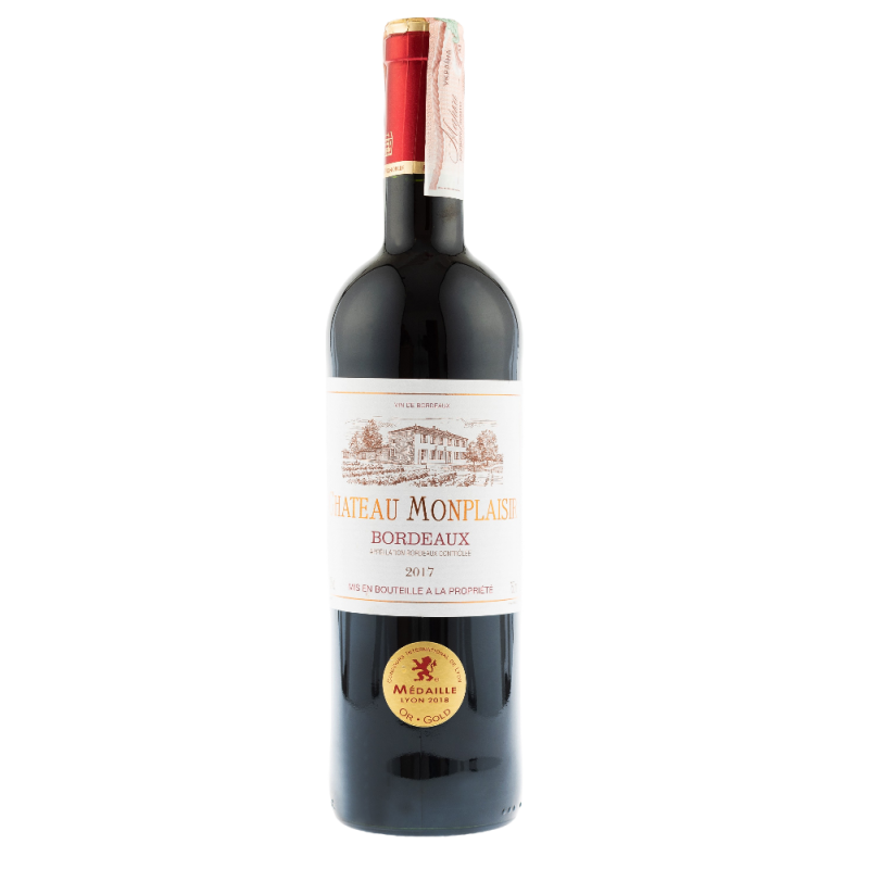 Купить Вино Chateau Monplaisir красное сухое 0,75л