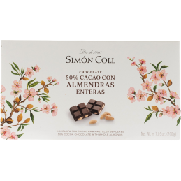 Купить Шоколад Y Almendras Enteras темный с миндалем 50% 200г Simon Coll