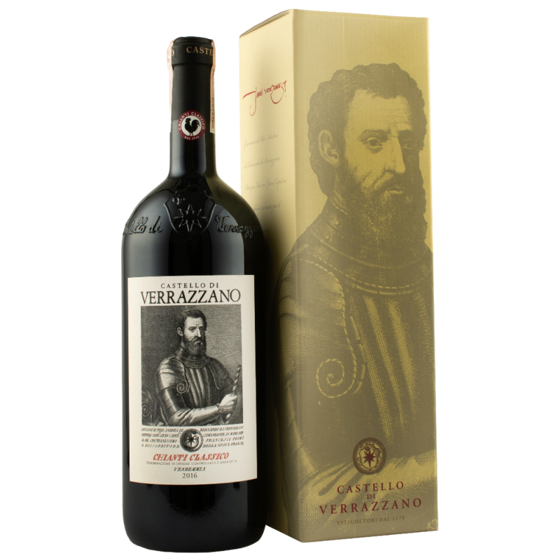 Вино Chianti Classico DOCG 2016 красное сухое 1,5л Verazzano