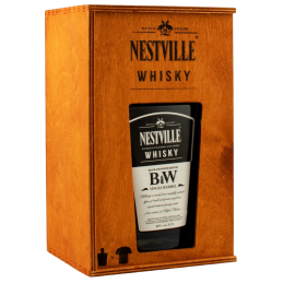 Купить Виски Nestville Black&White 0,7л деревяная коробка