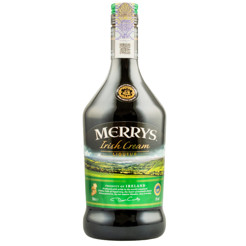 Лікер Merrys Irish Cream 0,7л Merrys